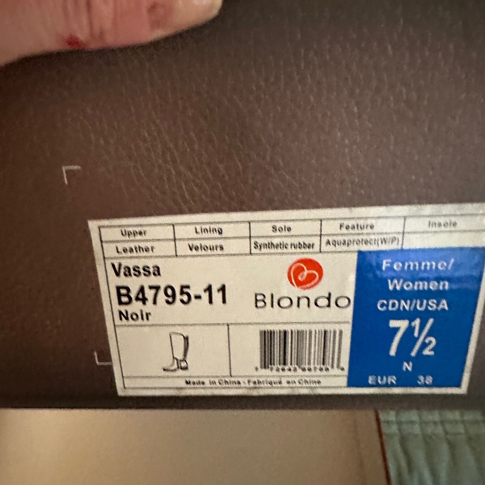 Blondo boots, 7.5 N
